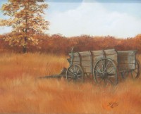 Print Title: The Old Wagon